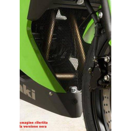 griglia protezione collettori scarico Kawasaki Ninja 300 / 250 13 (colore titani