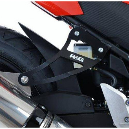 Staffa supporto scarico + piastra fori pedane posteriori Honda CBR300R