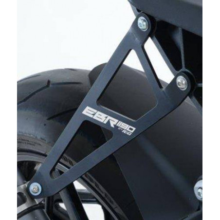 Staffa supporto scarico + piastra fori pedane posteriori BUELL EBR1190RX