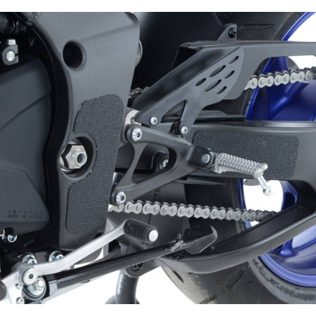 Kit 4pz.adesivi anti-scivolo paratacco YAMAHA YZF-R1 09-14 -nero