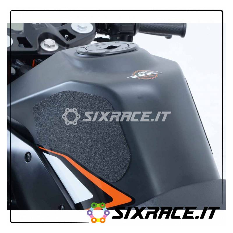 KTM RC125 / 200/390 Autocollants de réservoir antidérapants - noir