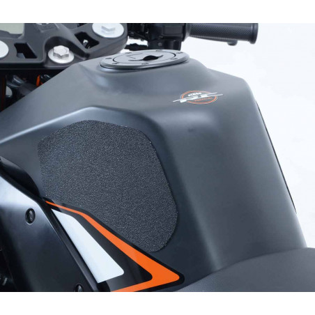 Kit 2pz.adesivi anti-scivolo serbatoio KTM RC125/200/390 - nero