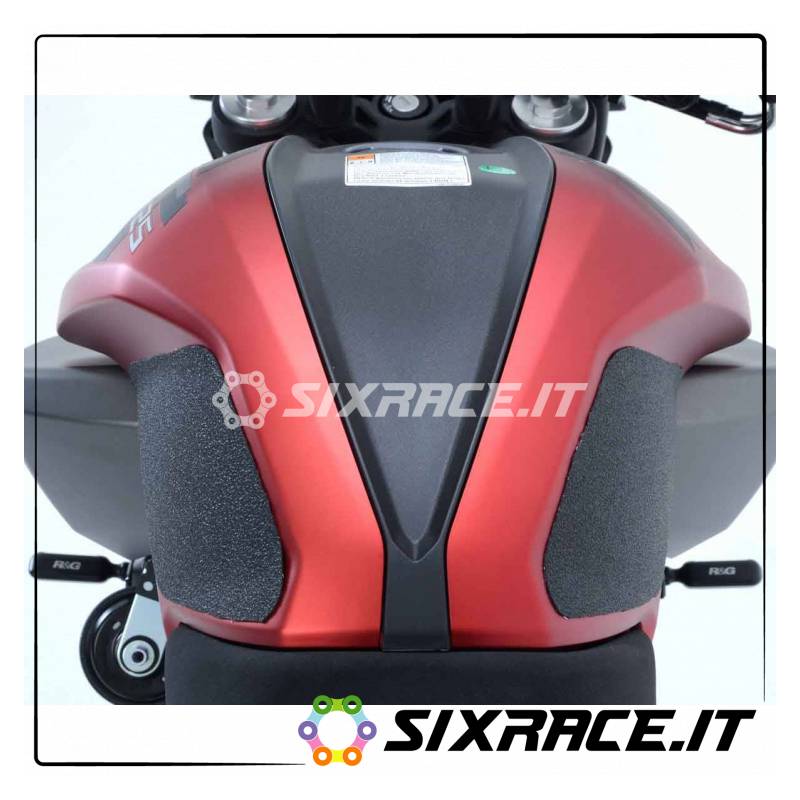 Kit 2pz.adesivi anti-scivolo serbatoio YAMAHA MT-125 - nero