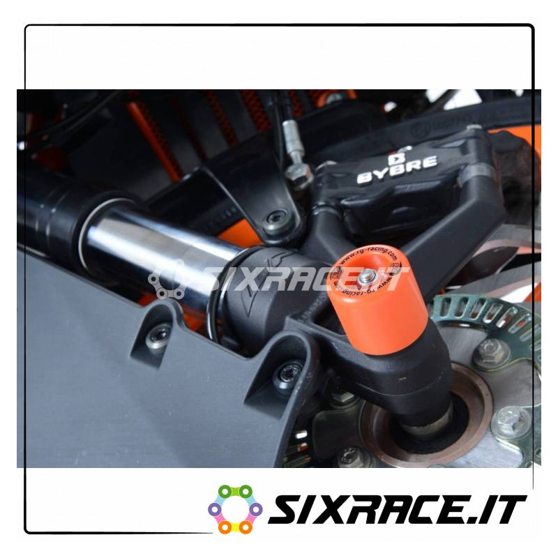 protezioni perno forcella anteriore KTM 125/200/390 Duke / RC125/200/390 - colo