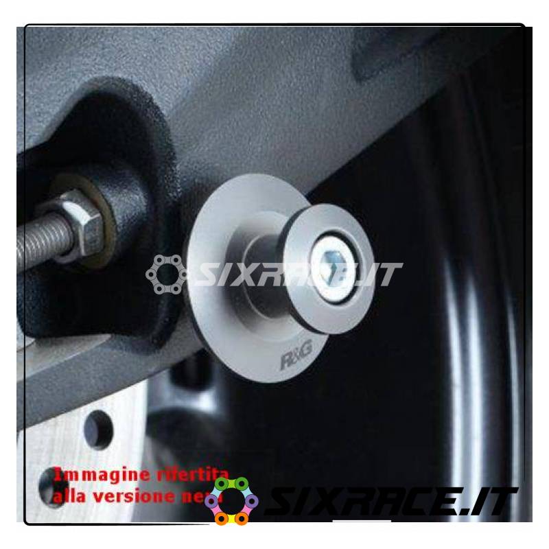 nottolini cavalletto M10 x 1.5 (KTM e Ninja 650/Z650) argento