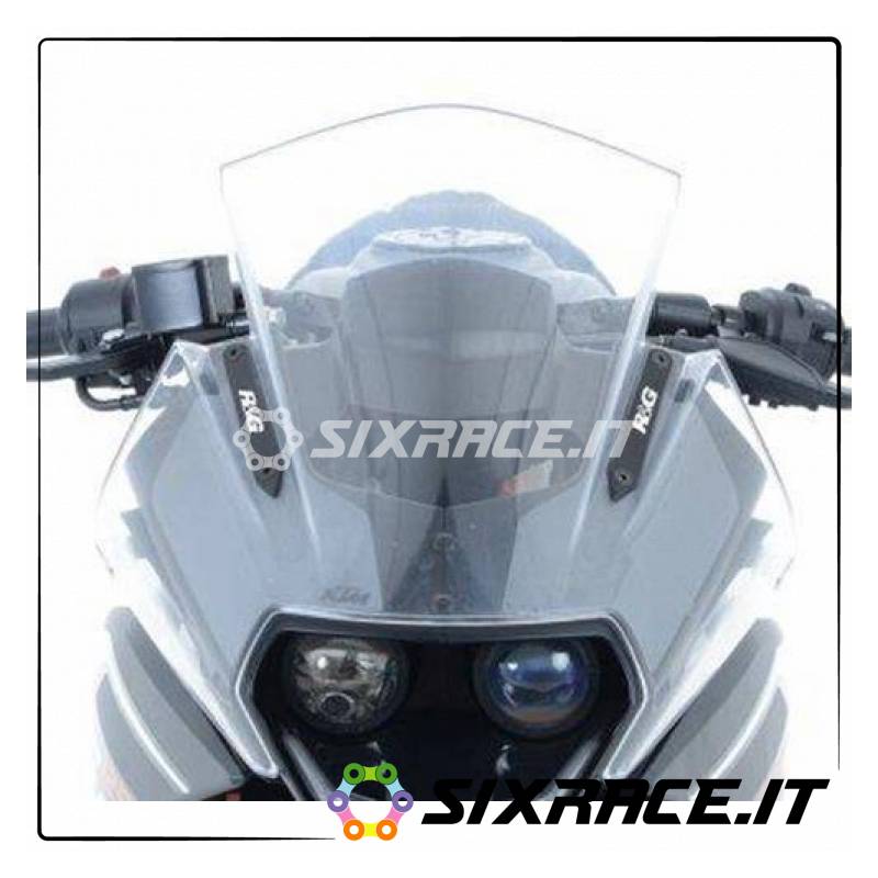 Placchette coprifori specchietti KTM RC125/200/390