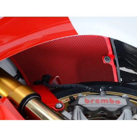 griglia protezione radiatore TITANIUM - Honda CBR1000RR 08-15 (colore rosso)