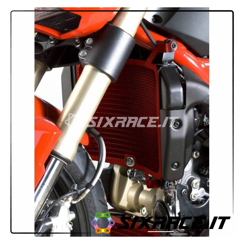 griglia protezione radiatore (CP) - Ducati 848 Streetfighter (colore rosso)