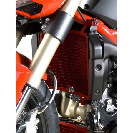 grille de protection de radiateur (CP) - Ducati 848 Streetfighter (rouge)