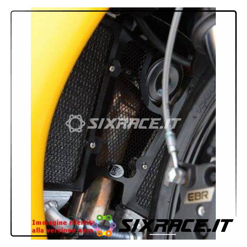 griglia protezione radiatore e silenziatore - Buell EBR1190RX / SX (titanio)