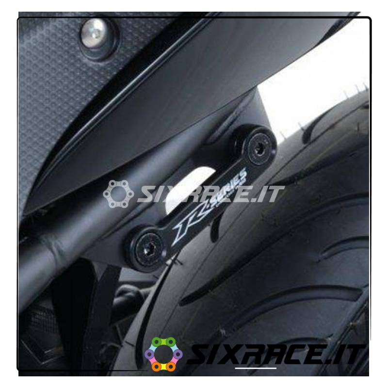 Placchette copri fori poggiapiedi posteriori (lato SX) Yamaha YZF-R25 / R3