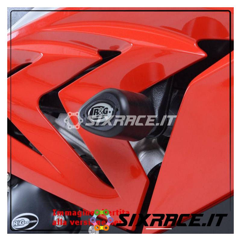Tampons / protecteurs de cadre de type Aero - BMW S1000RR 15- (couleur blanche)