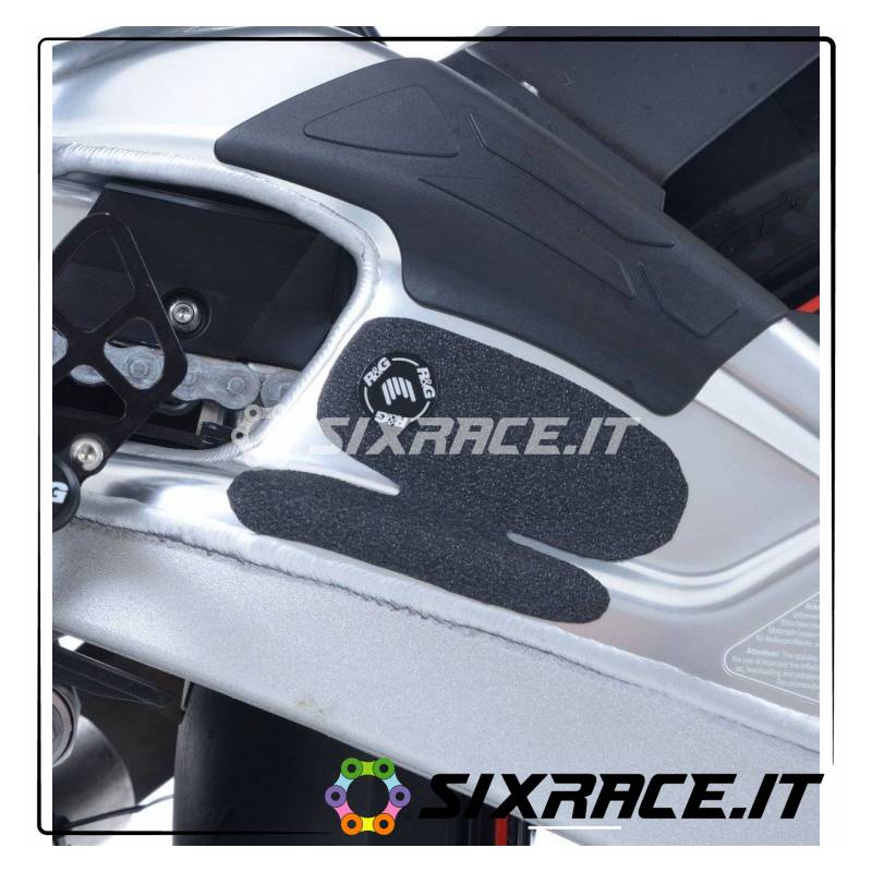 kit 2pz.adesivi anti-scivolo paratacco BMW S1000R / S1000RR 10-15 / HP4 nero (