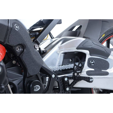 kit autocollants de talon antidérapants BMW S1000RR 15- noir (bras oscillant et cadres)