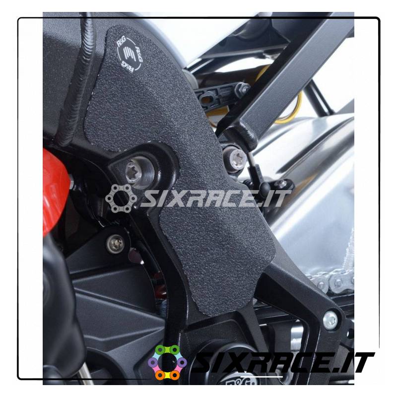 kit 2pz.adesivi anti-scivolo paratacco BMW S1000RR 15- nero (solo telaio)