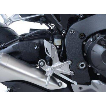 kit de 4 autocollants antidérapants protège-talon HONDA CBR1000RR 08- noir (bras