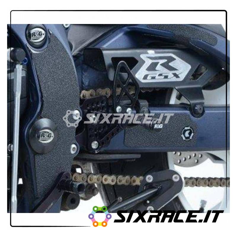 kit 5pz.adesivi anti-scivolo paratacco Suzuki GSXR600 /750 L1 nero