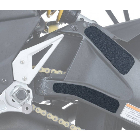 Kit 3pz.adesivi anti-scivolo paratacco Buell EBR1190RX / SX nero