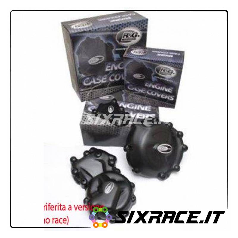Kit 3 pezzi (ECC0141BK-ECC0142BK-ECC?.) - protezioni motore TRIUMPH DAYTONA 675