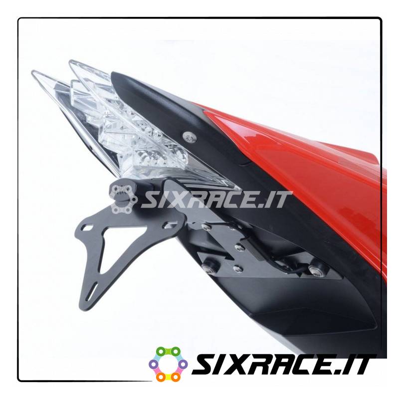 Portatarga BMW S1000RR 15- (con supporto frecce removibile)