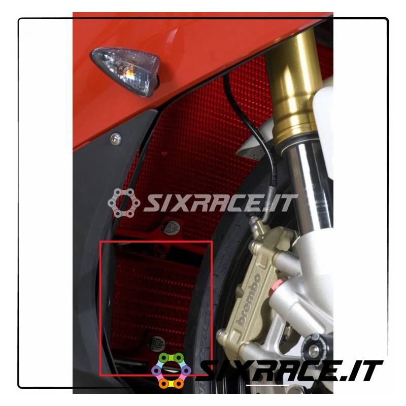 griglia protezione radiatore olio BMW S1000RR 10-15 / HP4 / S1000R 14- / S100