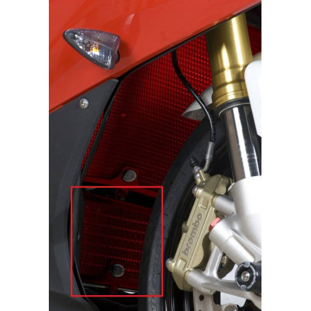 griglia protezione radiatore olio BMW S1000RR 10-15 / HP4 / S1000R 14- / S100