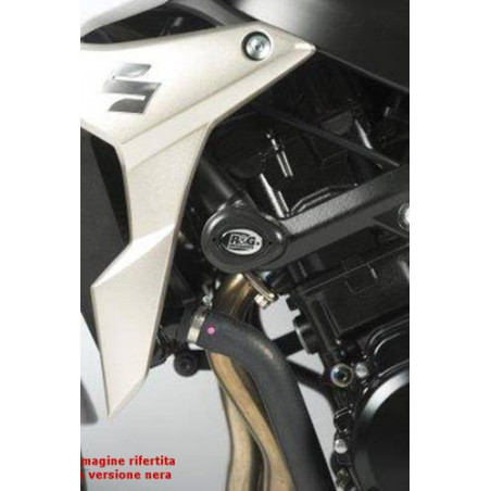 Tamponi / protezioni telaio tipo Aero - Suzuki GSR750 11 - bianco