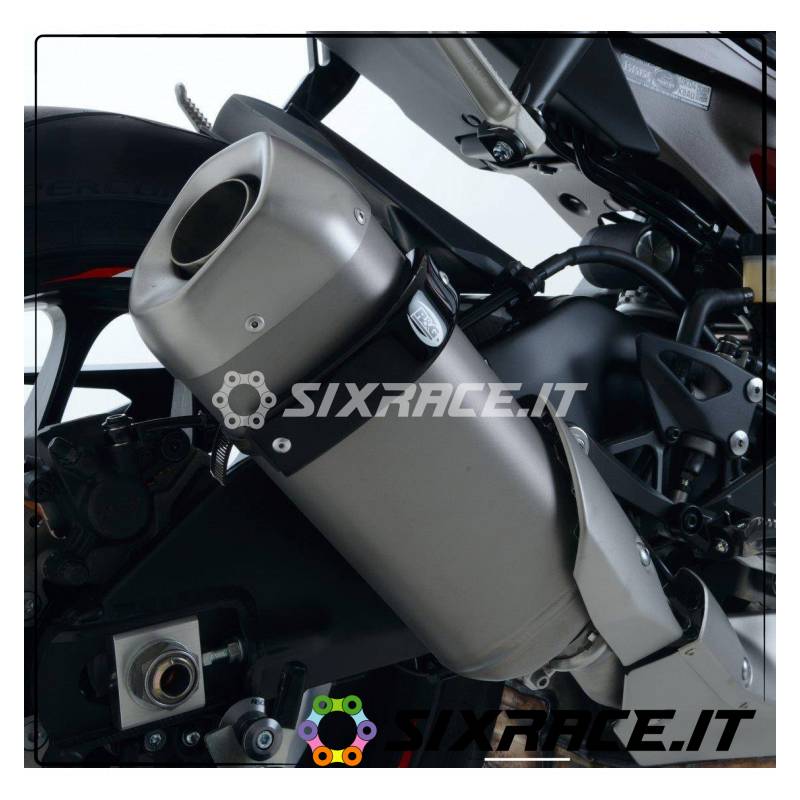 Protezione silenziatore Yamaha YZF-R1 15- / MT-10 / Kawasaki ZX-10R 16- / Vers