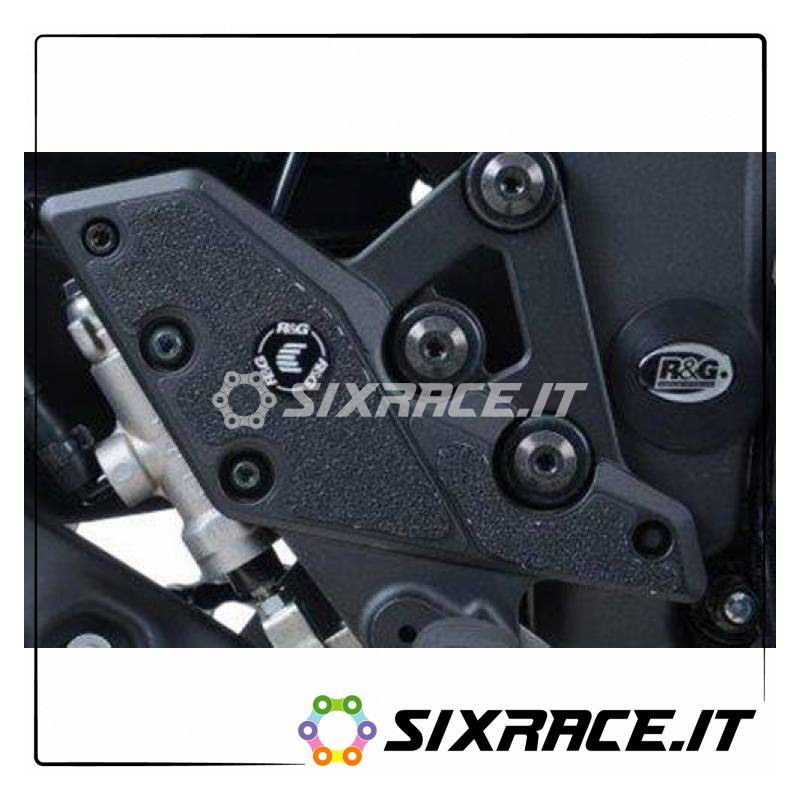 kit de 4 pièces couvre-talons adhésifs antidérapants Kawasaki Versys 1000 15- noir