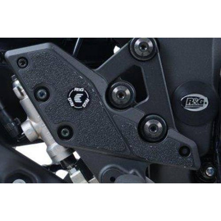kit de 4 pièces couvre-talons adhésifs antidérapants Kawasaki Versys 1000 15- noir
