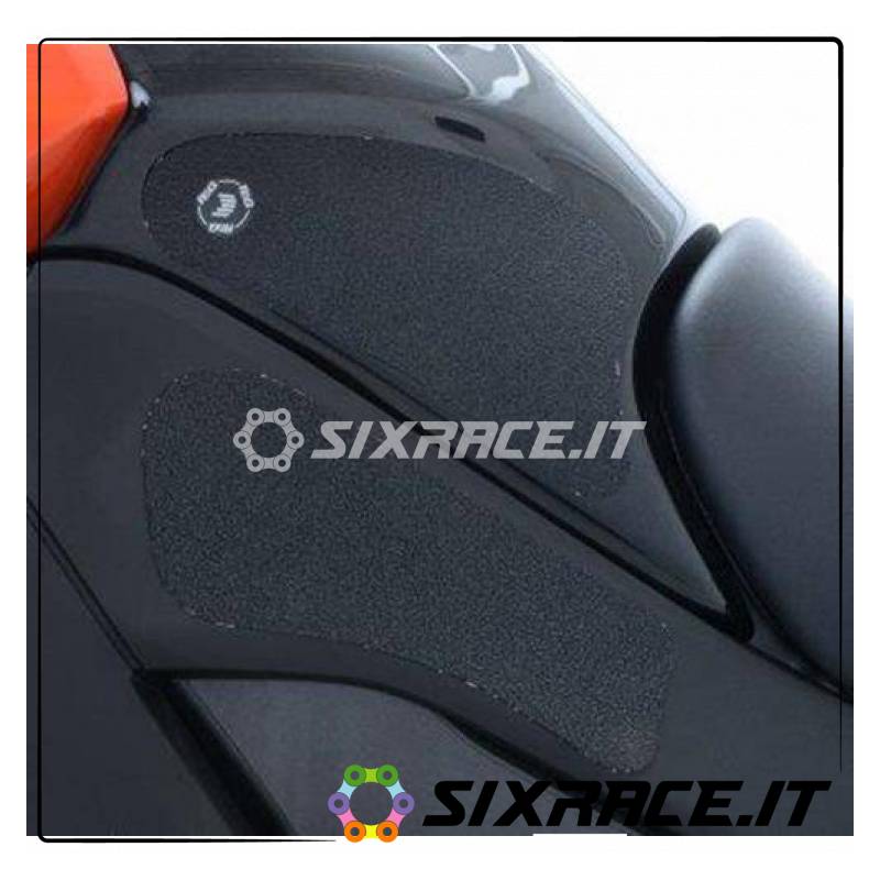 Kit 4pz.adesivi anti-scivolo serbatoio KAWASAKI Versys 1000 15- - nero