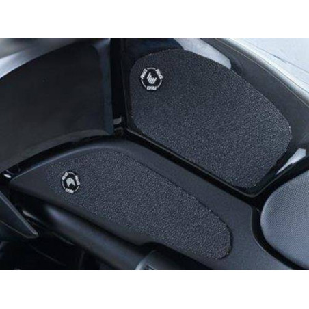 Kit 4pz.adesivi anti-scivolo serbatoio KAWASAKI Versys 650 15- - nero