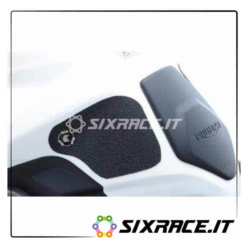 Kit 2pz.adesivi anti-scivolo serbatoio TRIUMPH Tiger 800 XRX / XCX - nero