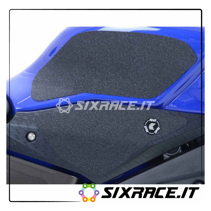 Kit 4pz.adesivi anti-scivolo serbatoio YAMAHA YZF-R1 15- - nero
