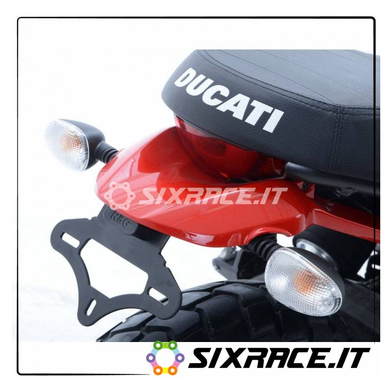 Portatarga Ducati Scrambler (solo per targhe 130mm di altezza) NO Scrambler Cl