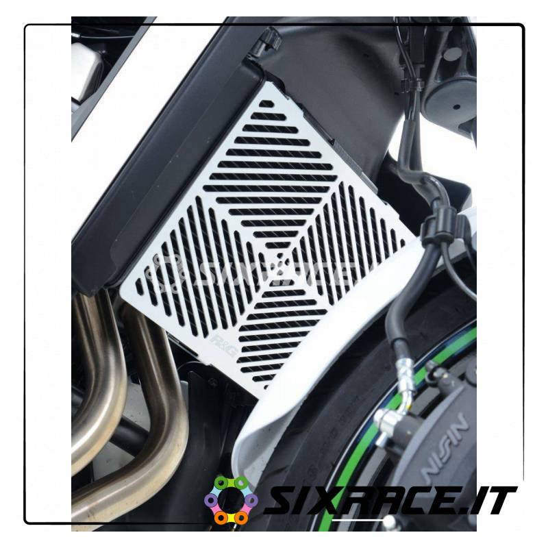 griglia protezione radiatore - Kawasaki Vulcan S alluminio satinato