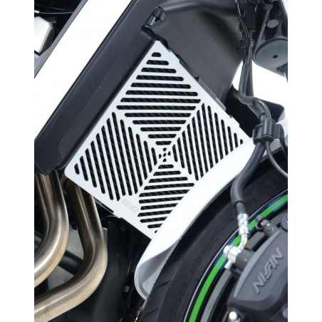 griglia protezione radiatore - Kawasaki Vulcan S alluminio satinato