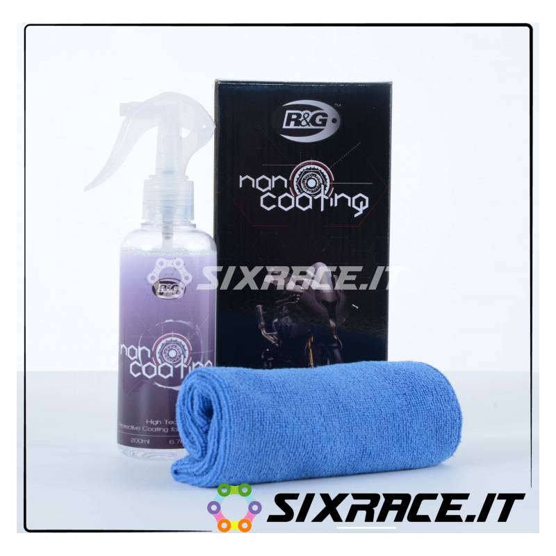 Spray pulizia moto 200ml con pannetto in microfibra RG