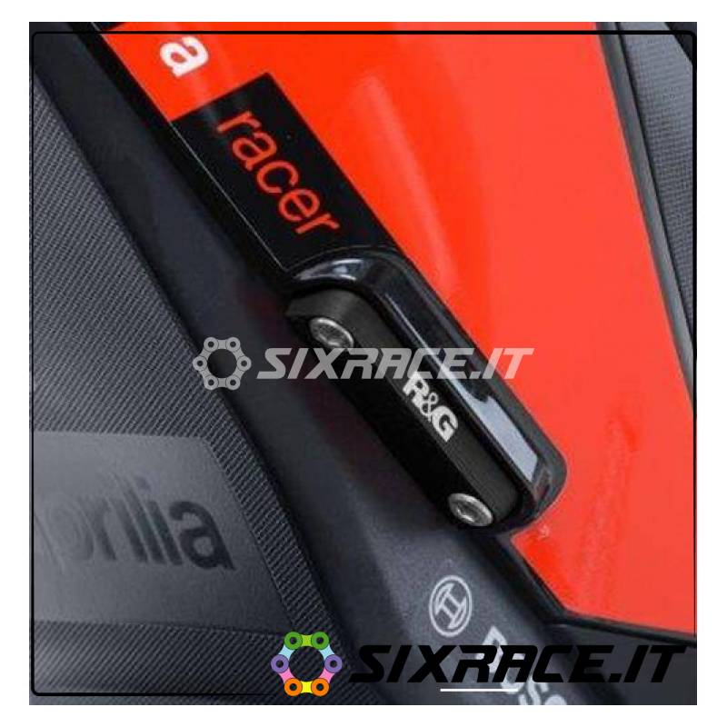 Placchette copri fori poggiapiedi posteriori (paio) Aprilia V4 Tuono 1100 11-