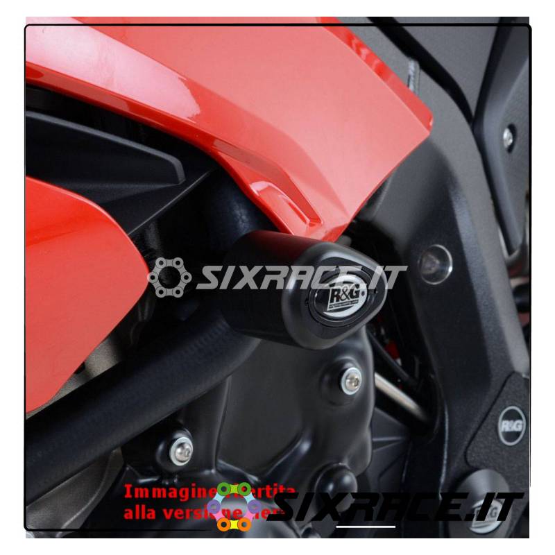 Tampons / protecteurs de cadre de type Aero - BMW S1000XR - blanc