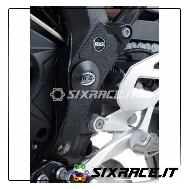 kit 2pz.adesivi anti-scivolo paratacco BMW S1000XR nero (solo telaio)