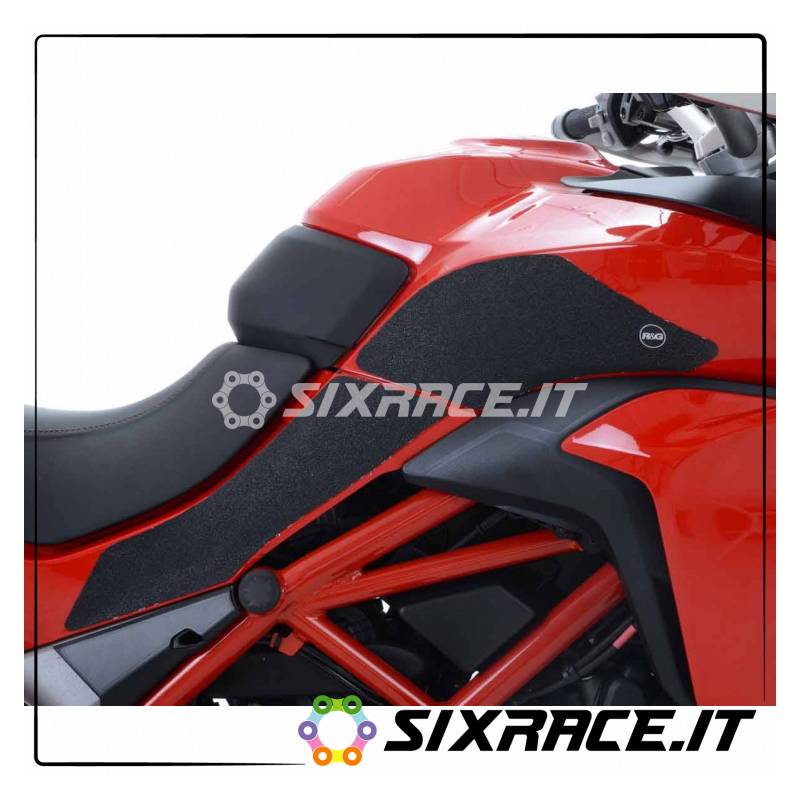 Kit 4pz.adesivi anti-scivolo serbatoio DUCATI MTS 1200 Multistrada 15- - nero