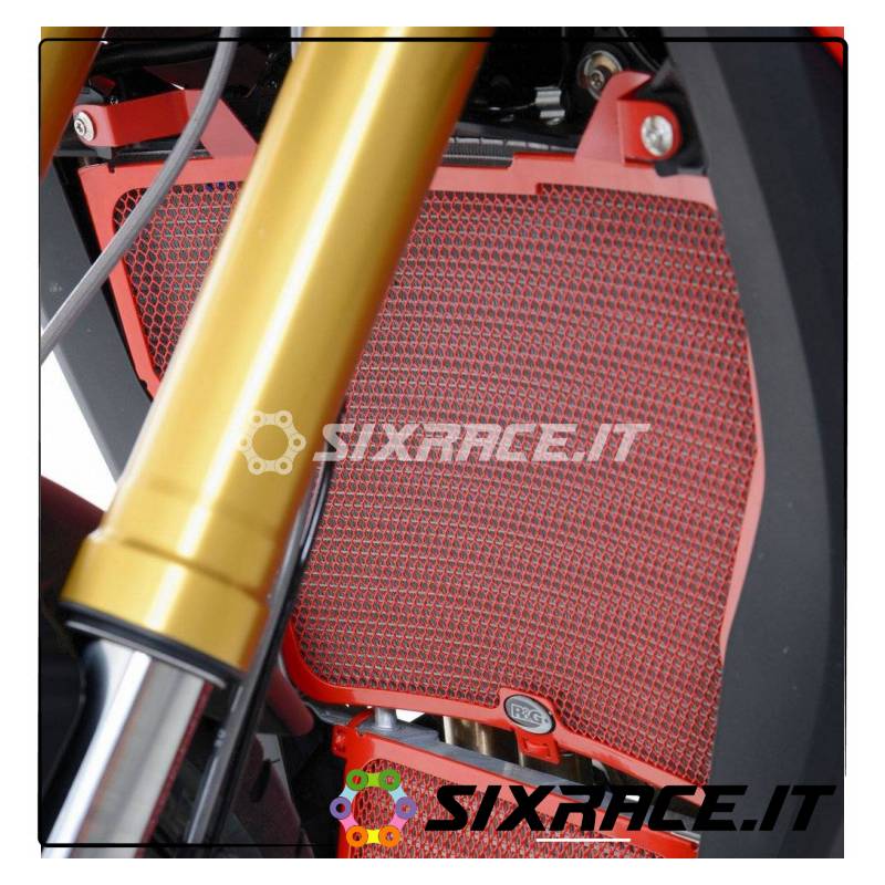 griglia protezione radiatore - BMW S1000XR (colore rosso)