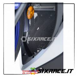 griglia protezione collettori scarico Yamaha YZF-R25 / R3 - blu scuro