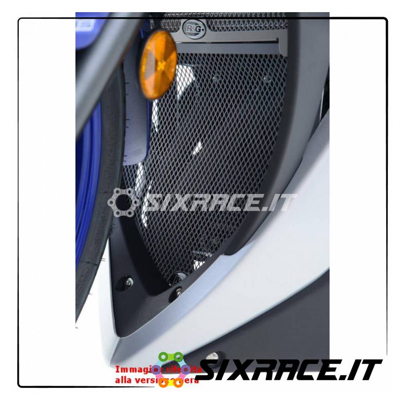 griglia protezione collettori scarico Yamaha YZF-R25 / R3 - colore titanio