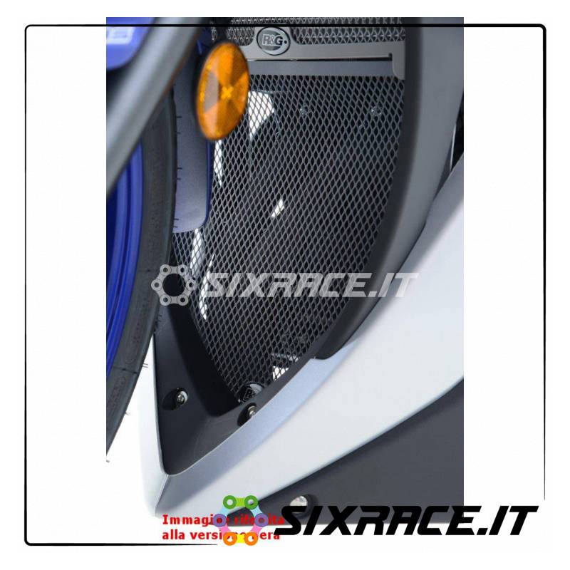 grille de protection collecteur d'echappement Yamaha YZF-R25 / R3 - couleur titane