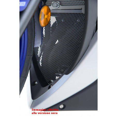 grille de protection collecteur d'echappement Yamaha YZF-R25 / R3 - couleur titane