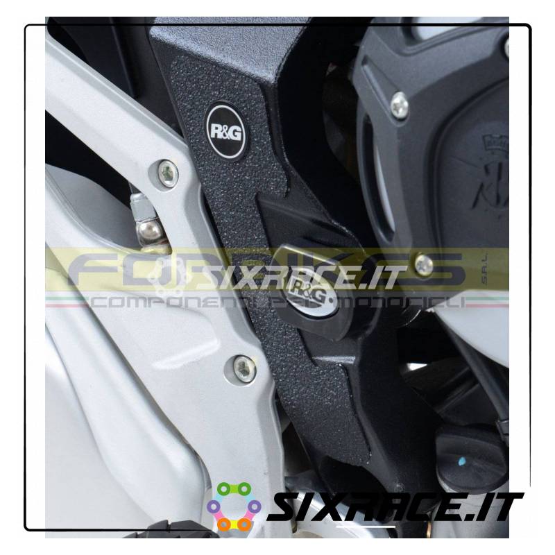 kit 2pz.adesivi anti-scivolo paratacco MV Agusta 800 Stradale - nero