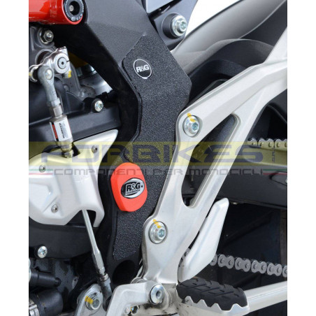 kit 2pz.adesivi anti-scivolo paratacco MV Agusta 800 Turismo Veloce - nero