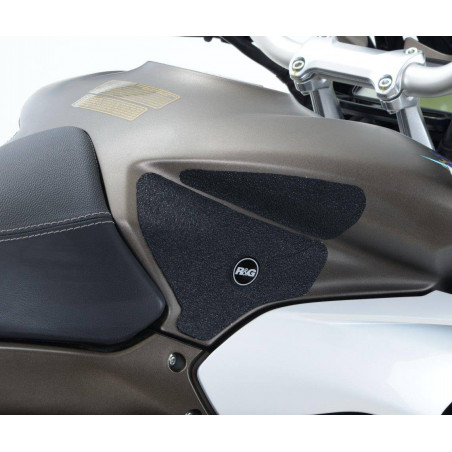 Kit 4pz.adesivi anti-scivolo serbatoio MV AGUSTA 800 STRADALE - nero